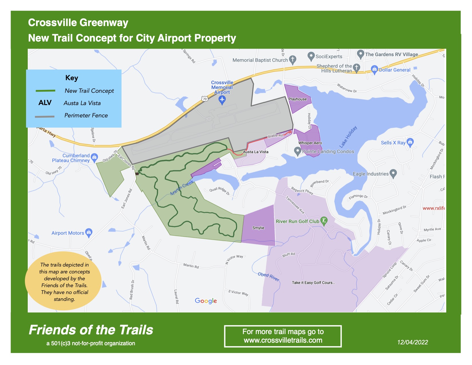 Future Plans Crossville Trails Airport 2022 12 04 